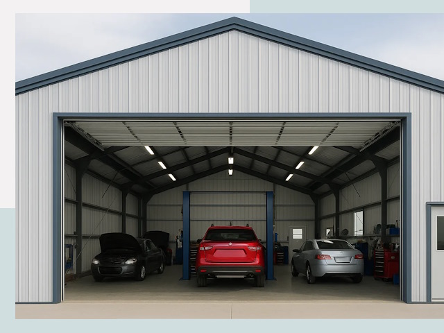 Ангары из сэндвич панелей от 622 руб. в Нальчик