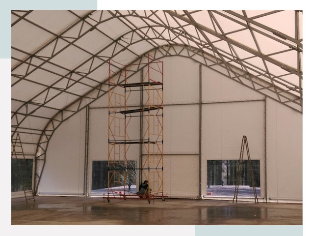 Шатровые ангары в Нальчике