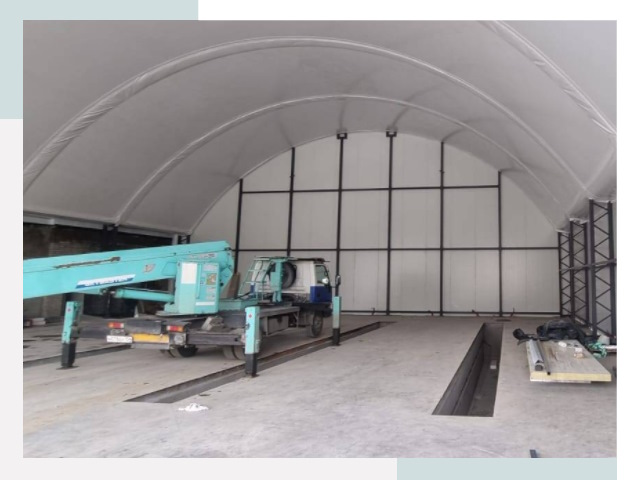 Внутреннее оснащение ангаров в Нальчике