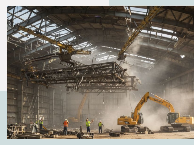 Демонтаж ангаров в Нальчике от 622 руб. за м²