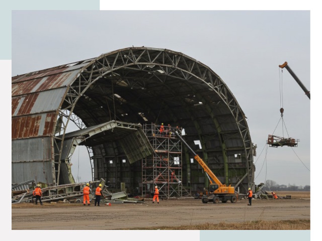 Демонтаж ангаров в Нальчике
