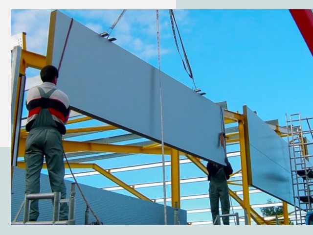 Монтаж сэндвич-панелей в Нальчике от 622 руб.