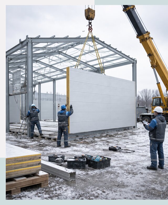 Строительство холодильных складов под ключ в Нальчике