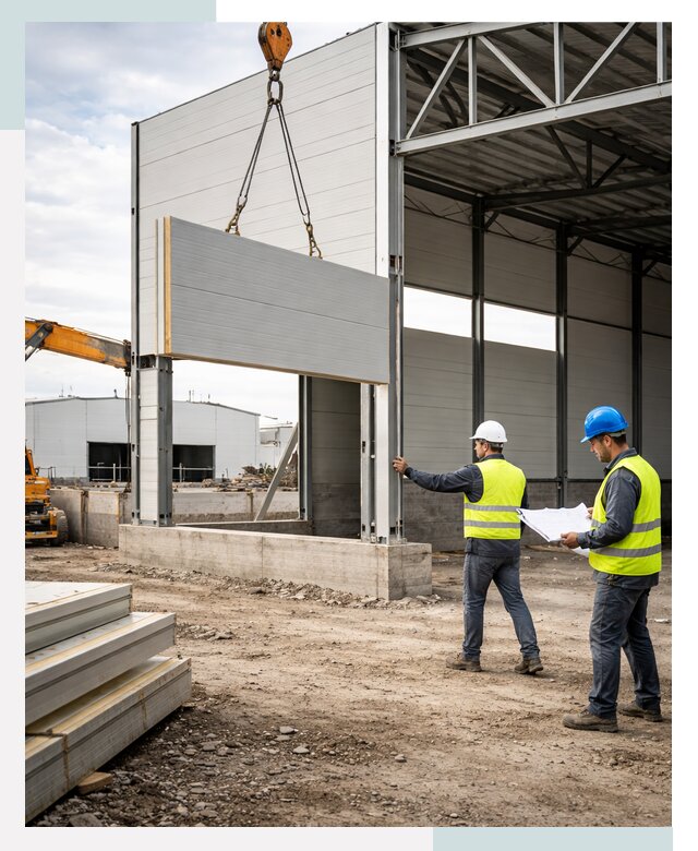 Склад из сэндвич панелей под ключ в Нальчике от 9845 р. | СтальСтрой-Нль