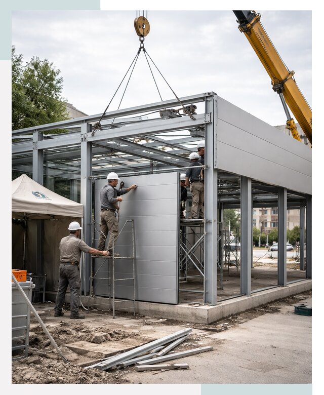 СтальСтрой-Нль: торговый павильон под ключ в Нальчике от 36271 р.